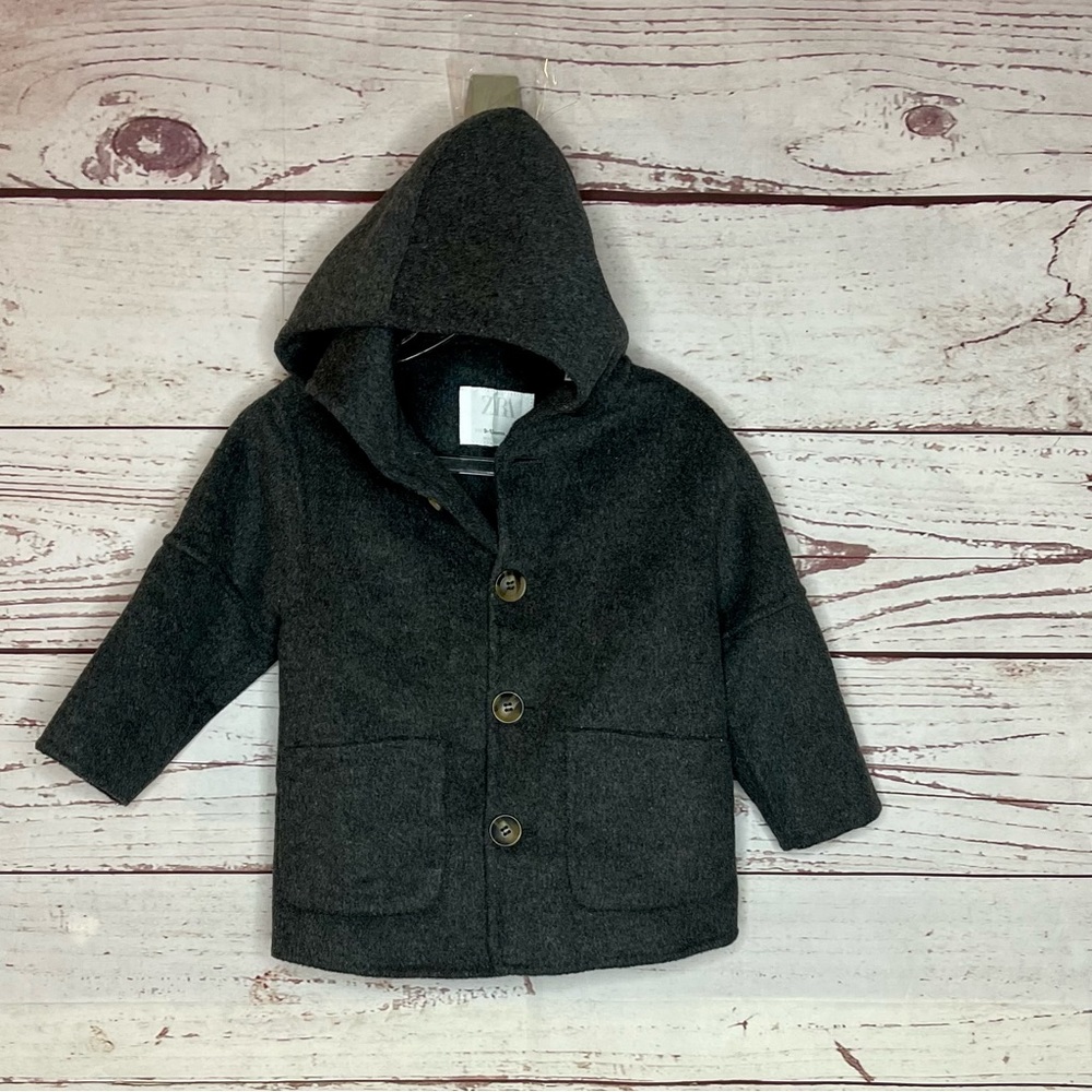 Zara Grey Jacket Size 9-12 Months